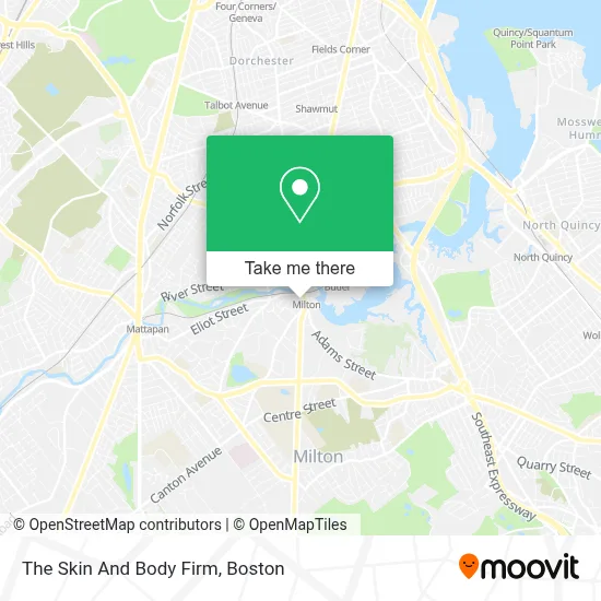 The Skin And Body Firm map
