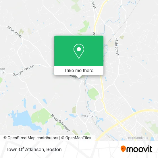 Town Of Atkinson map