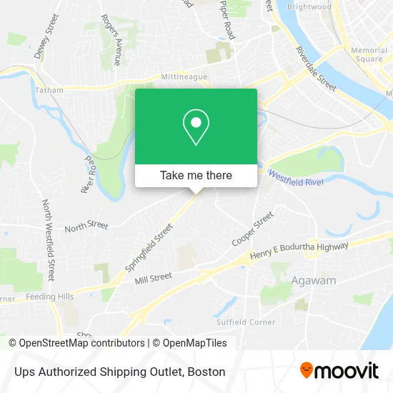 Ups Authorized Shipping Outlet map
