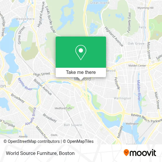 World Source Furniture map