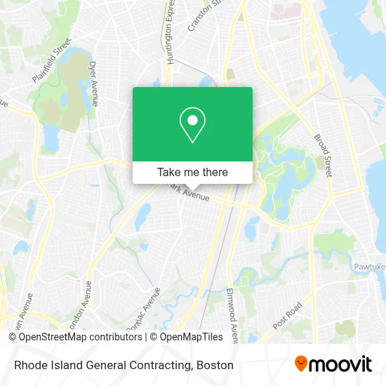 Rhode Island General Contracting map