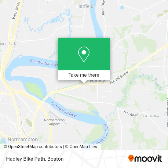 Hadley Bike Path map