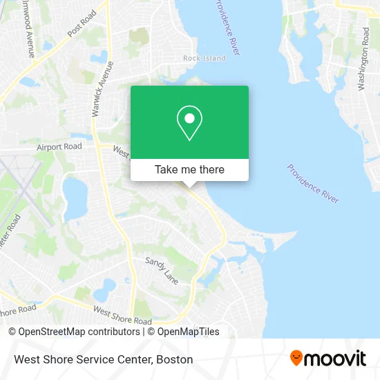 West Shore Service Center map