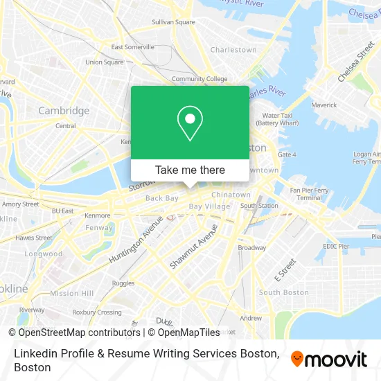 Linkedin Profile & Resume Writing Services Boston map