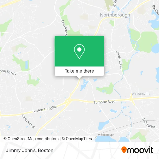 Jimmy John's map