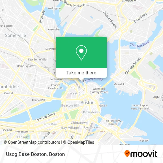 Uscg Base Boston map