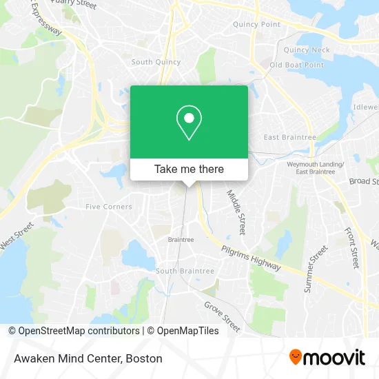 Awaken Mind Center map