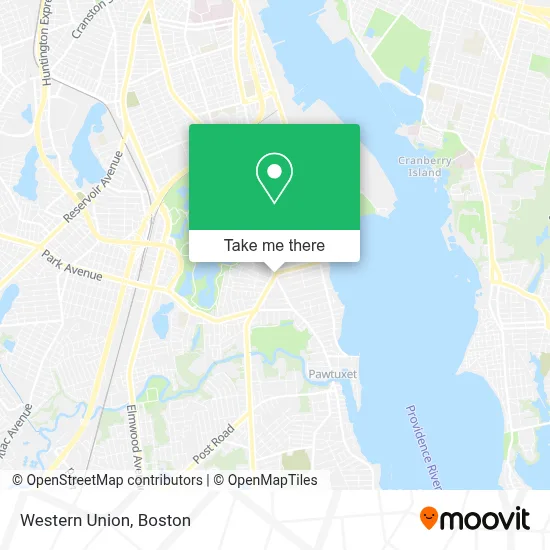 Western Union map
