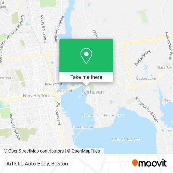 Artistic Auto Body map