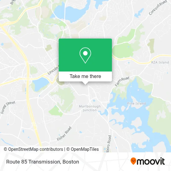 Route 85 Transmission map