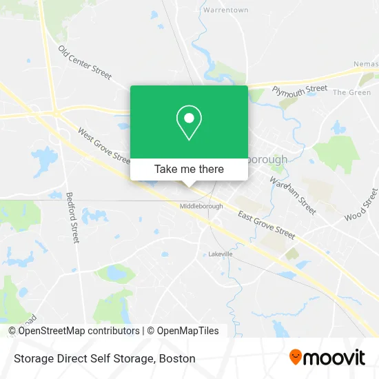 Storage Direct Self Storage map