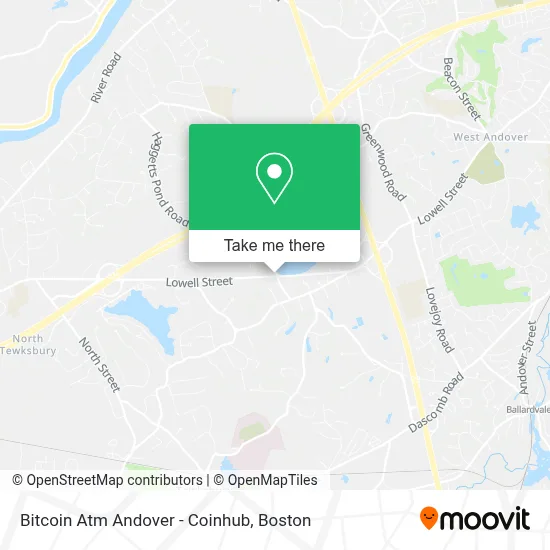 Bitcoin Atm Andover - Coinhub map
