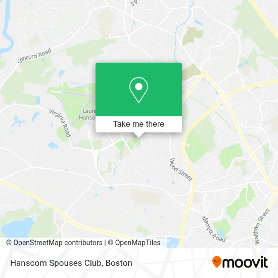 Hanscom Spouses Club map