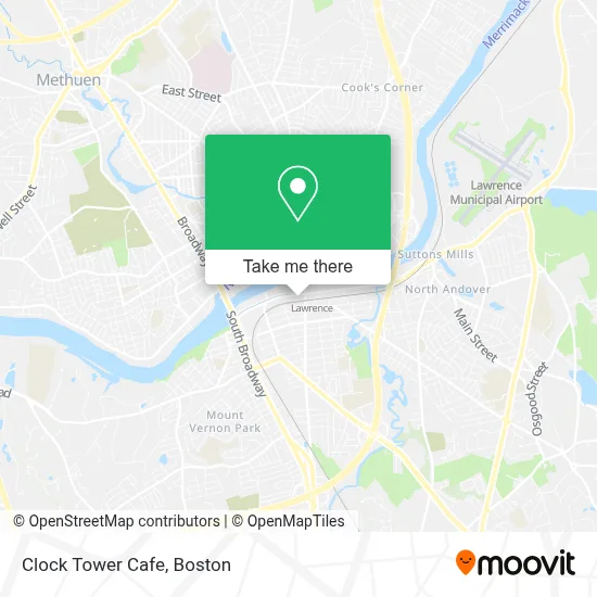 Clock Tower Cafe map