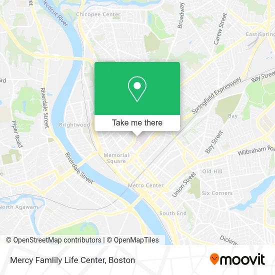 Mercy Famlily Life Center map