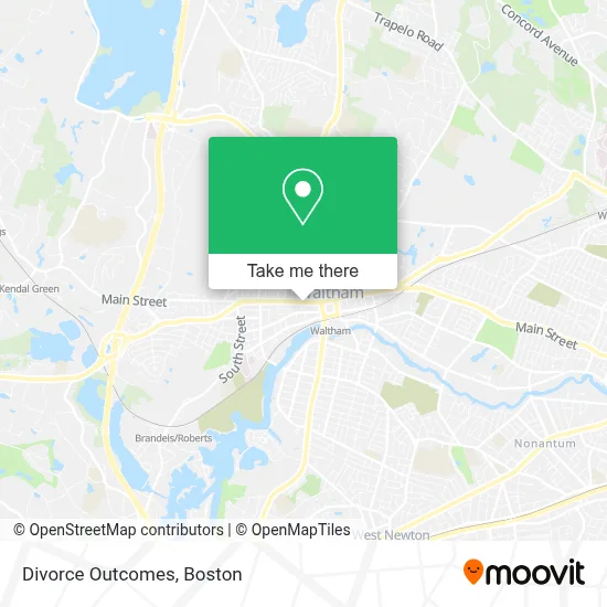 Divorce Outcomes map