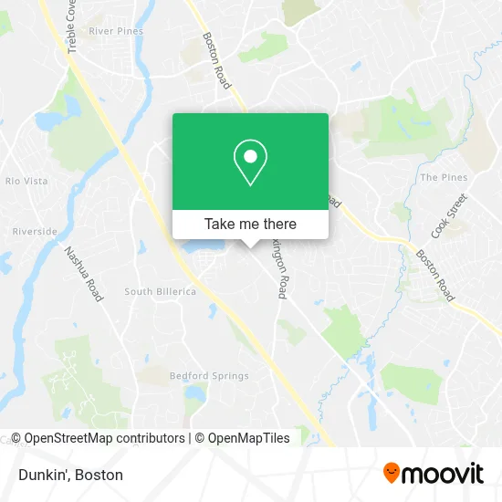 Dunkin' map