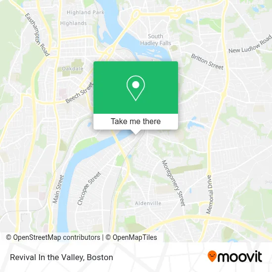 Revival In the Valley map