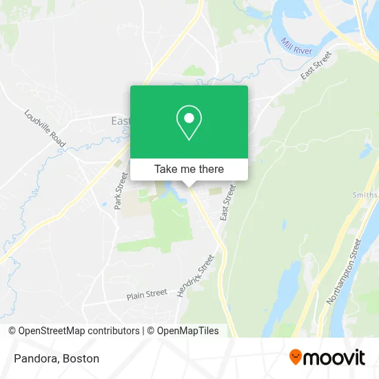 Pandora map