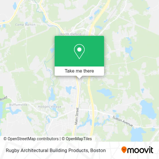 Rugby Architectural Building Products map