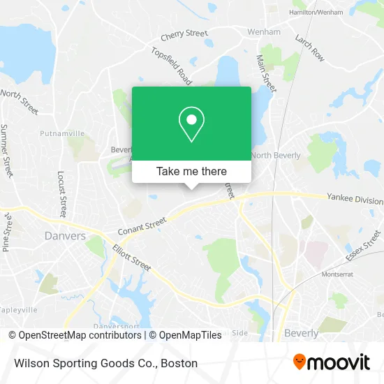 Wilson Sporting Goods Co. map