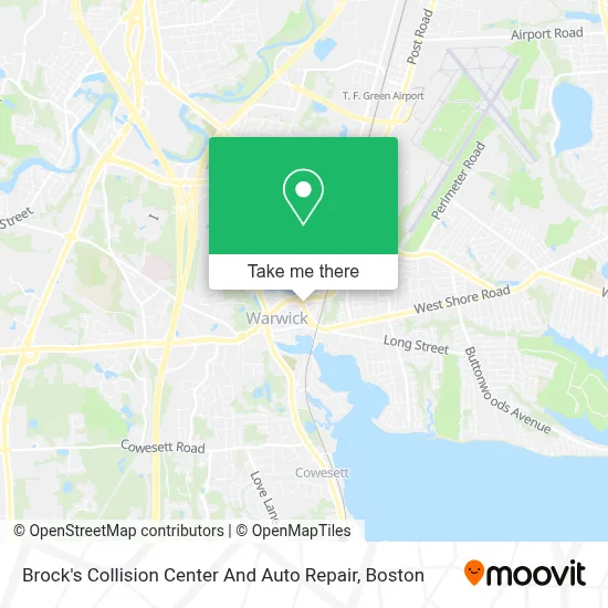 Brock's Collision Center And Auto Repair map