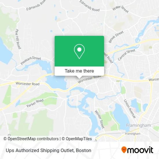 Ups Authorized Shipping Outlet map
