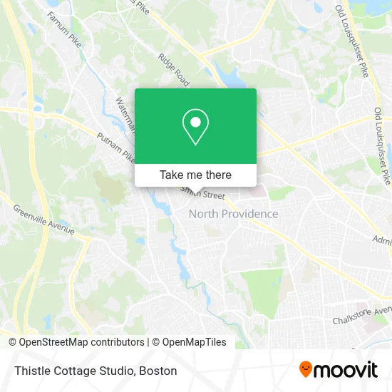 Thistle Cottage Studio map