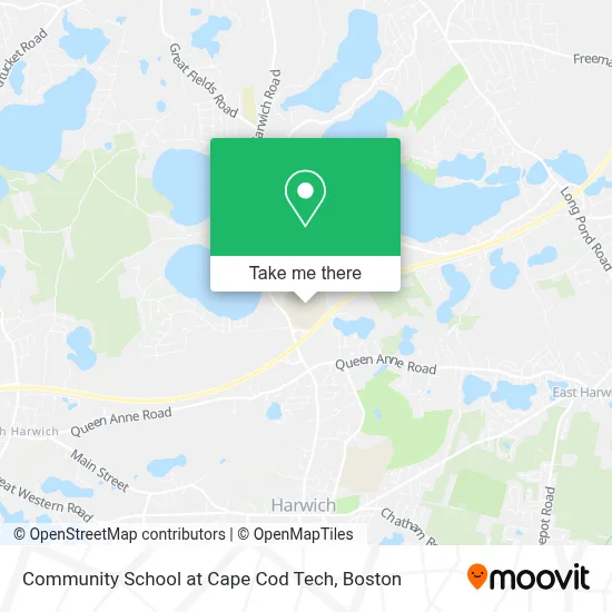 Community School at Cape Cod Tech map