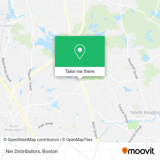 Nei Distributors map