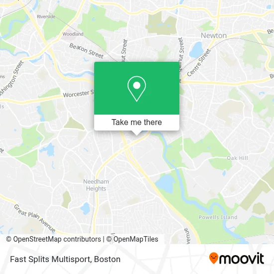 Fast Splits Multisport map
