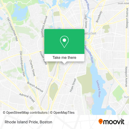 Rhode Island Pride map