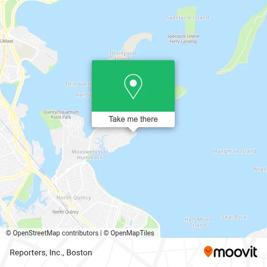 Reporters, Inc. map