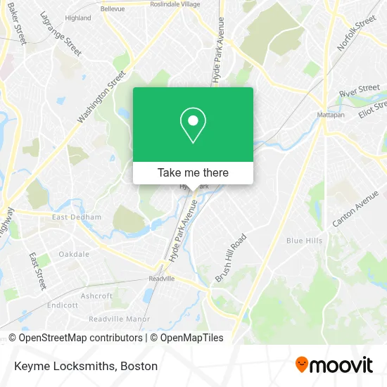 Keyme Locksmiths map