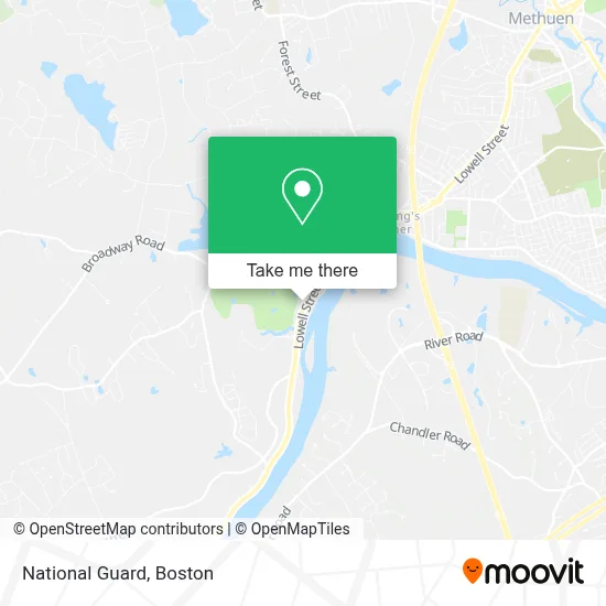 National Guard map