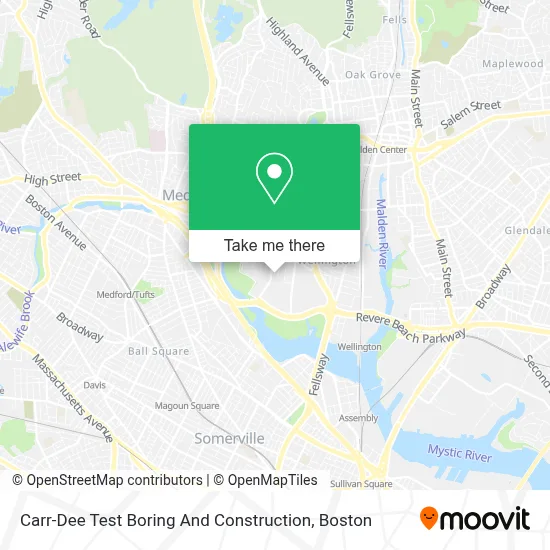 Carr-Dee Test Boring And Construction map
