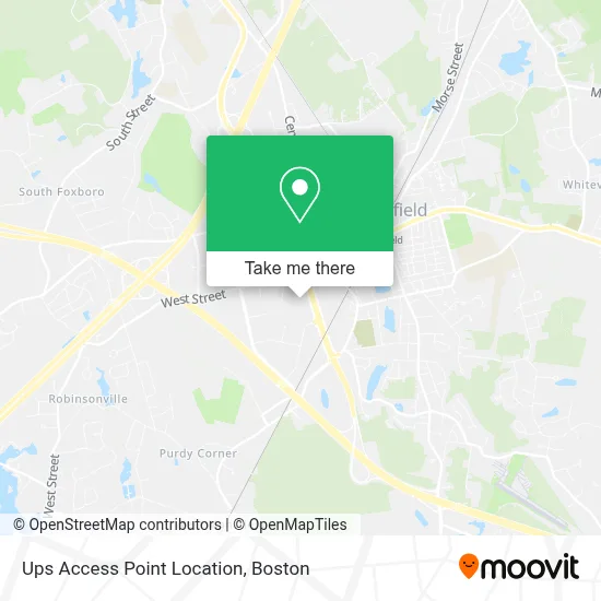 Ups Access Point Location map
