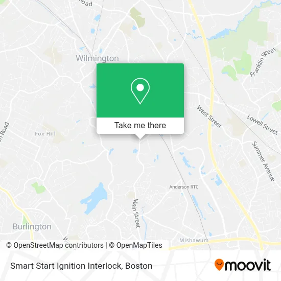 Smart Start Ignition Interlock map