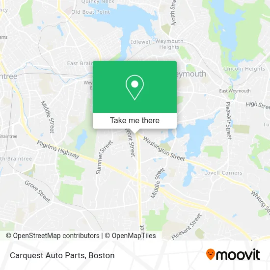 Carquest Auto Parts map