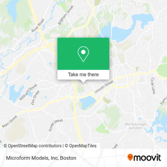 Microform Models, Inc map