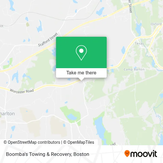 Boomba's Towing & Recovery map