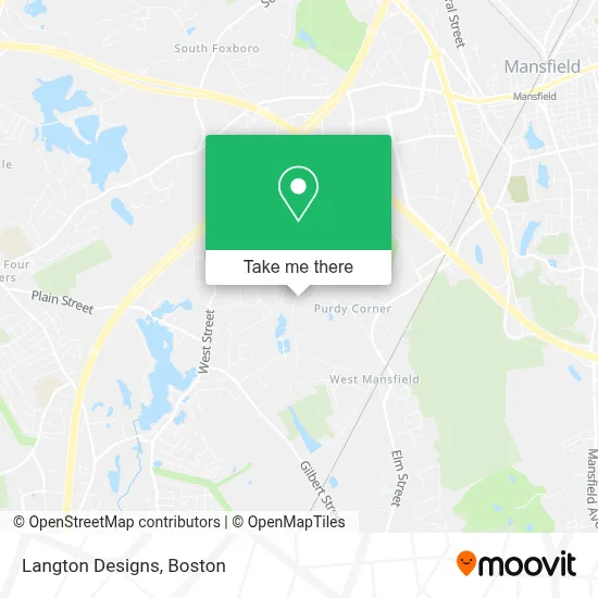 Langton Designs map