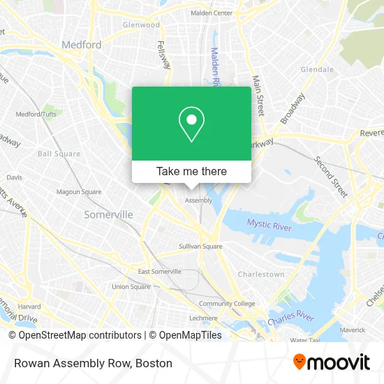 Rowan Assembly Row map