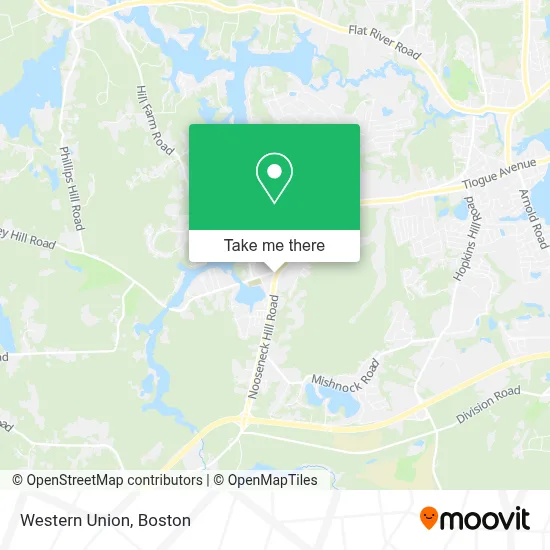 Western Union map