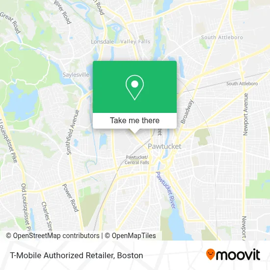 T-Mobile Authorized Retailer map