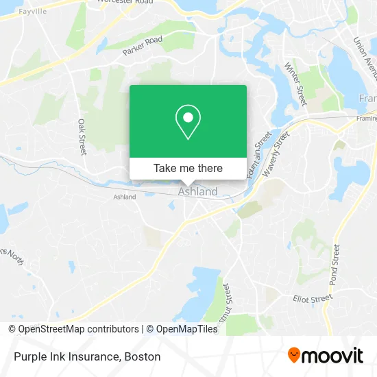 Purple Ink Insurance map