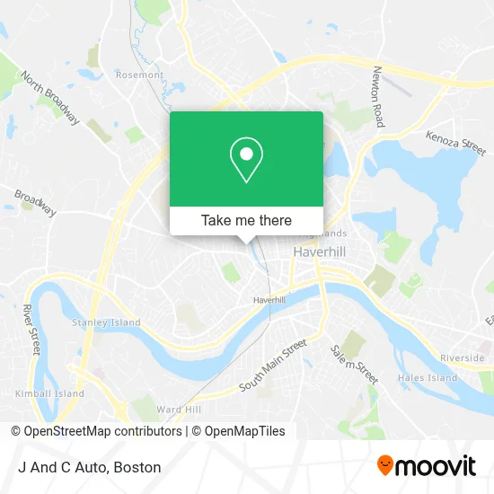 J And C Auto map