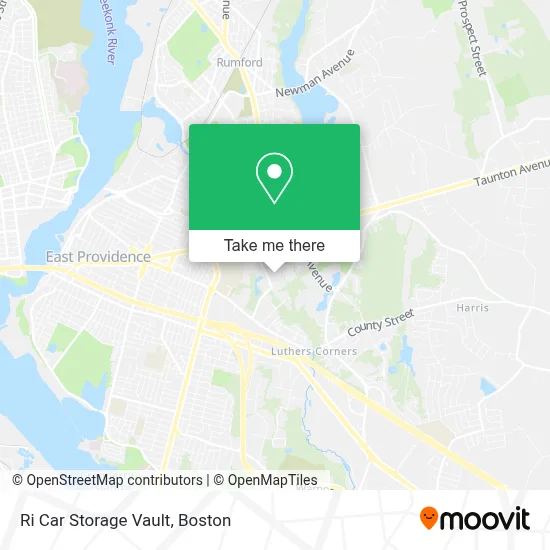 Ri Car Storage Vault map