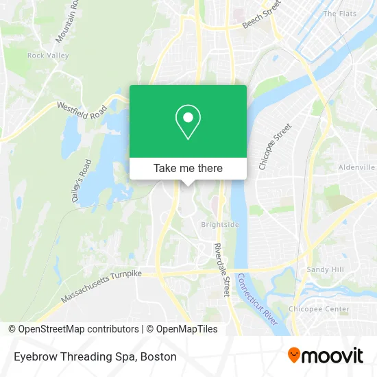 Eyebrow Threading Spa map