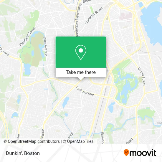 Dunkin' map